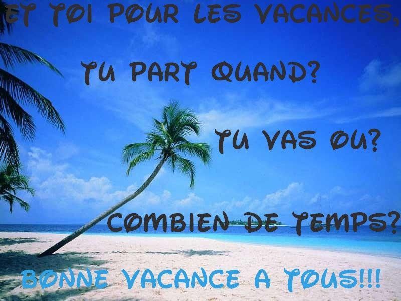 Passez De Bonne Vacances En Anglais